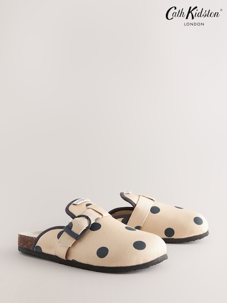 Cath Kidston Pink Spot Mule Slippers (E95408) | R$ 275