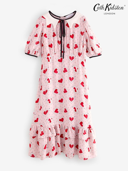 Cath Kidston Pink Hearts Tea Dress (E95449) | ₪578