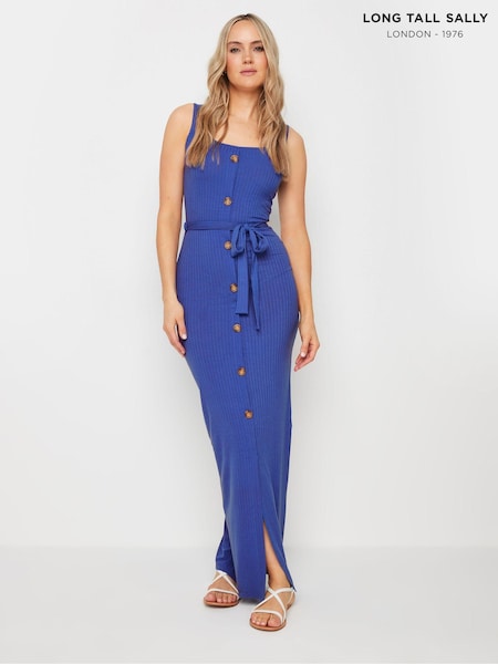 Long Tall Sally Sleeveless Ribbed Button Thru Dress (E95461) | 268 LEI