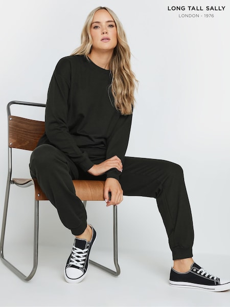Long Tall Sally Black Joggers Set (E95478) | €50