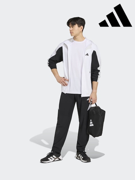 Black - Regular Adidas Tech Essentials Workout Track Joggers