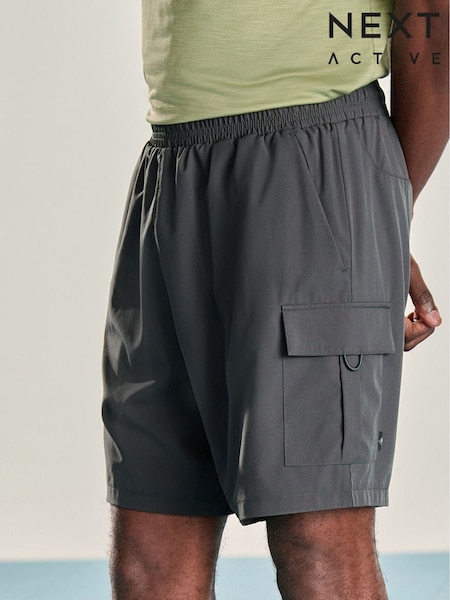 Slate Grey Active Cargo Gym Training Shorts (E95673) | €23