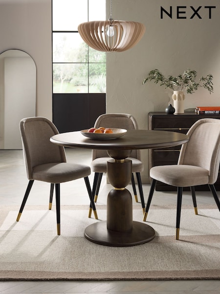 Dark Natural Eden 4 Seater Dining Table (E95708) | €1,075