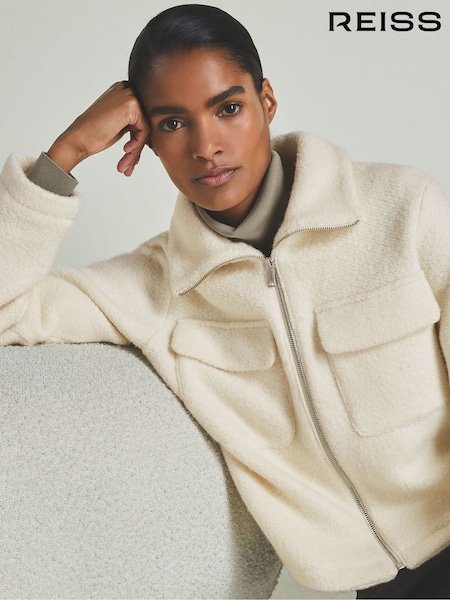 LES 100 CIEL Reiss | Les 100 Ciels Textured Wool Jacket (E95833) | 323 €