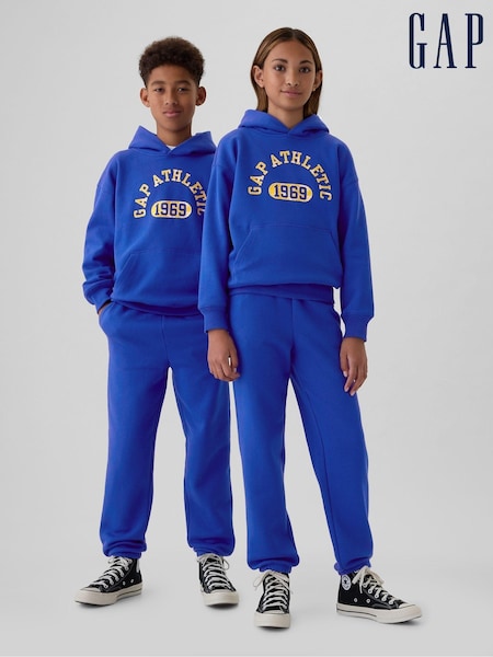 Gap Blue Athletic Logo Hoodie (4-13yrs) (E95939) | €29