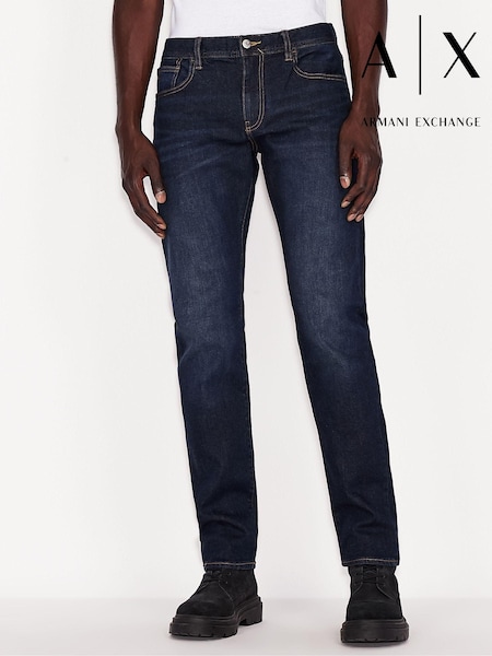 Armani Exchange Slim Fit Denim Dark Wash Jeans (E96303) | 272 QAR