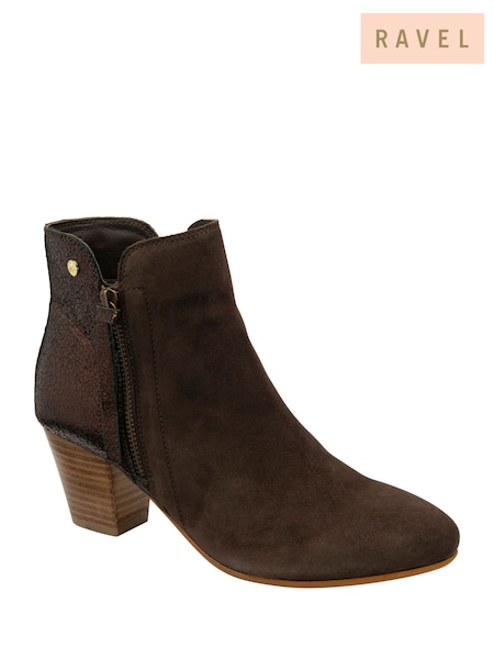 Maro - Ravel Suede Toc Glezna Cizme (E96390) | 708 LEI