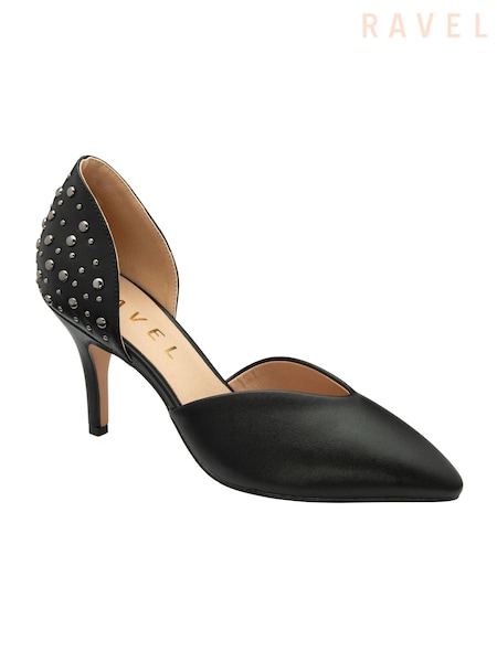 Ravel Black Pointed-Toe Court Shoes (E96406) | 322 QAR