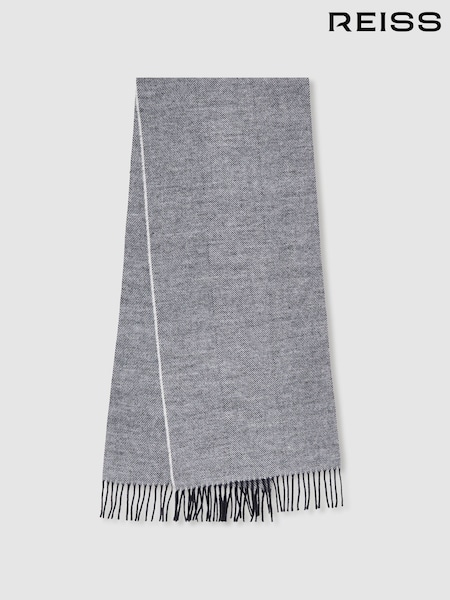 Reiss Higgins Wool Blend Herringbone Scarf (E96677) | 95 €
