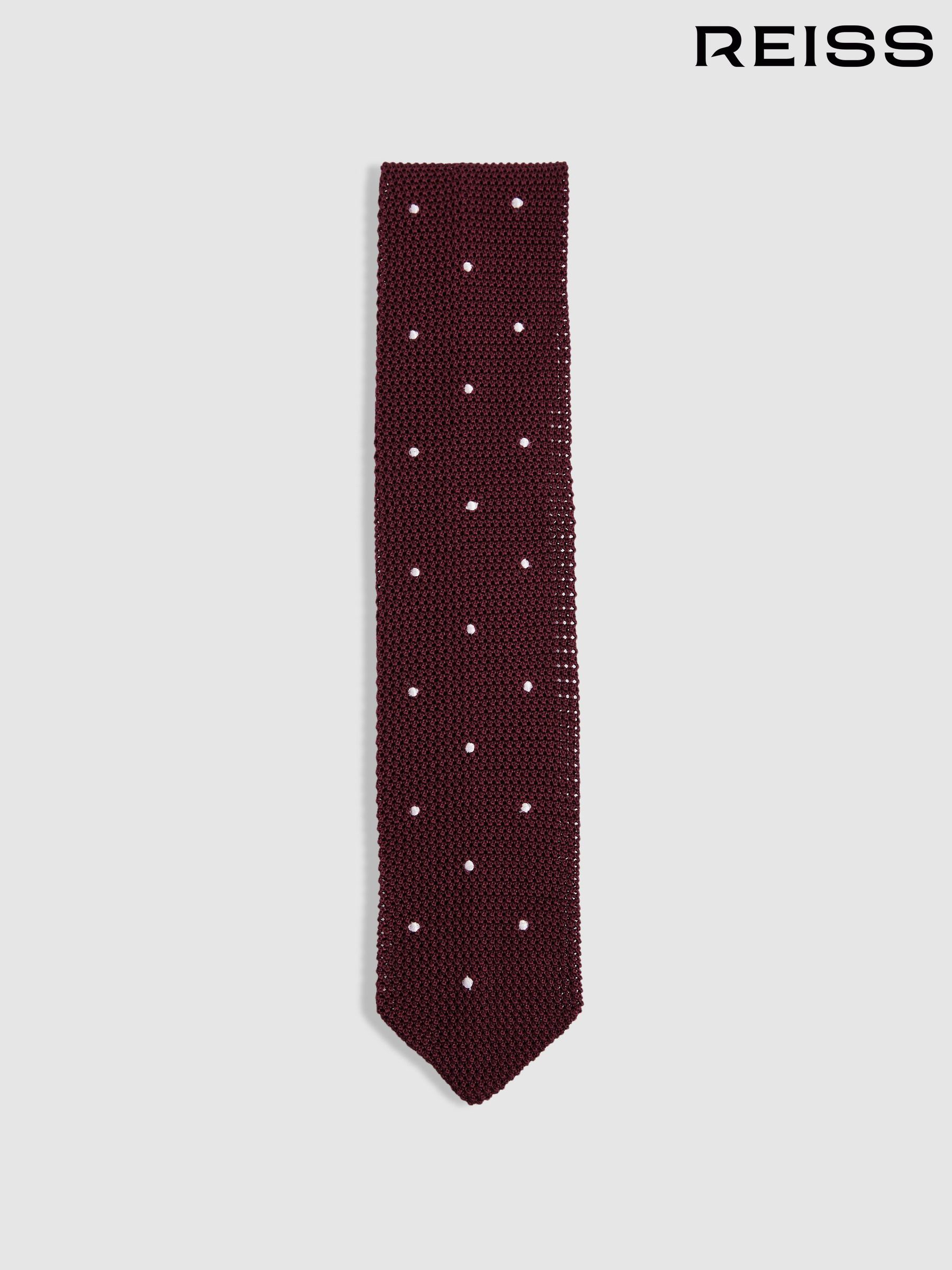 ネクタイ Linnen Cotton Random Spot Tie The Tie | Tipsy Linen Dots - Natural Navy | 18 Waits