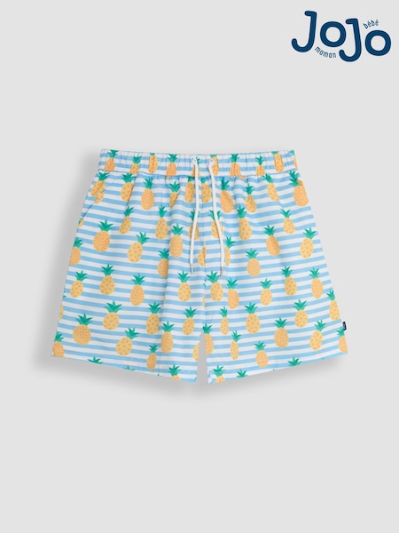 JoJo Maman Bébé Mens Pineapple Printed Swim Shorts (E96740) | 216 LEI