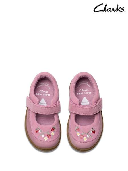 Clarks Flash Berry Toddler Shoes (E96929) | €50