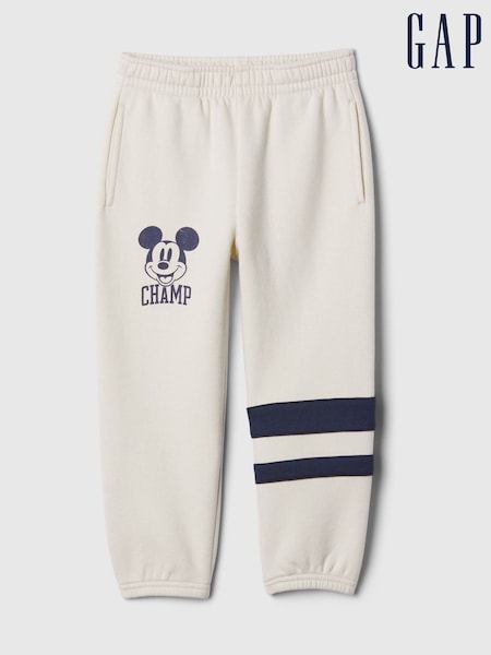 Gap Grey Mickey Mouse Disney Disney Vintage Soft Fleece-Lined Joggers (6mths-5yrs) (E96981) | €29