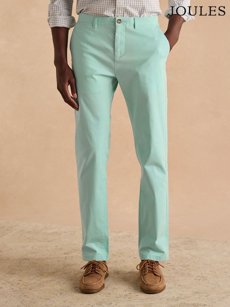 Joules Classic Fit Mint Green Chino Trousers (E97117) | €53
