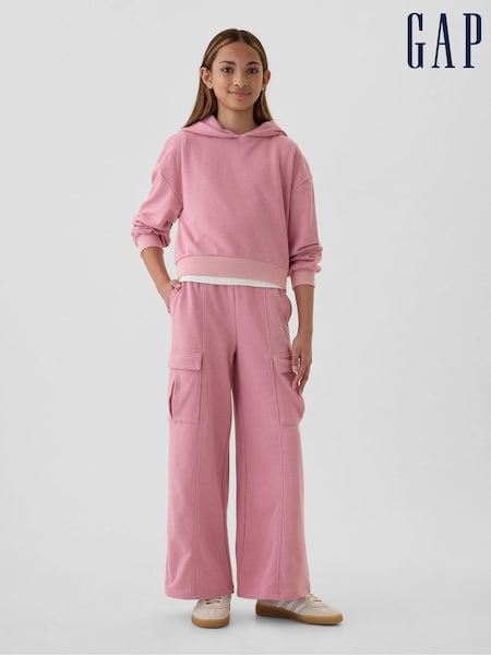 Gap Pink Vintage Soft Seamed Cargo Joggers (4-13yrs) (E97175) | €36