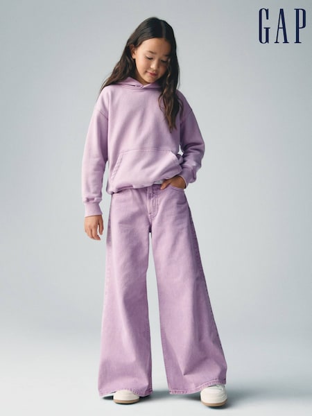 Gap Purple Mid Rise Baggy Jeans (5-13yrs) (E97205) | €19.50