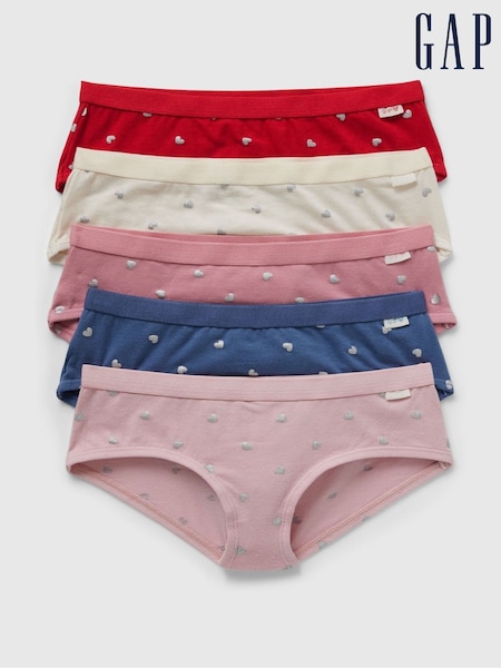 Gap Cotton Hipster Briefs 5 Pack (4-12yrs) (E97230) | 31 €
