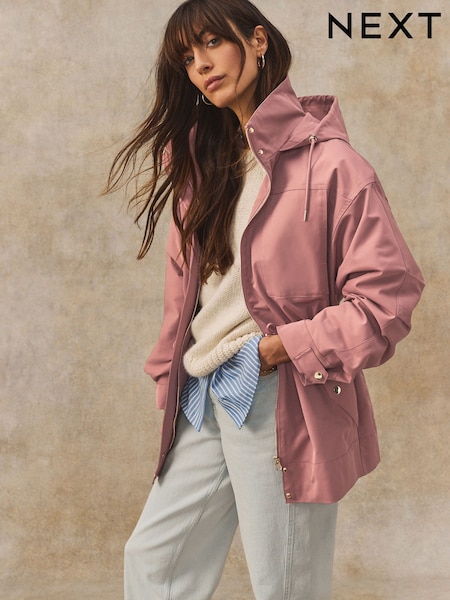 Роза Пінк - Shower Resistant Parka Jacket (E97342) | 2 756 грн