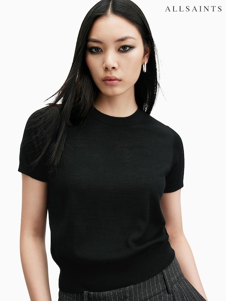 AllSaints Black Bern T-Shirt (E97403) | €126