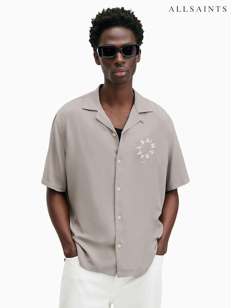 Allsaints Tierra Short Sleeve Shirt (E97430) | ‏498‏₪