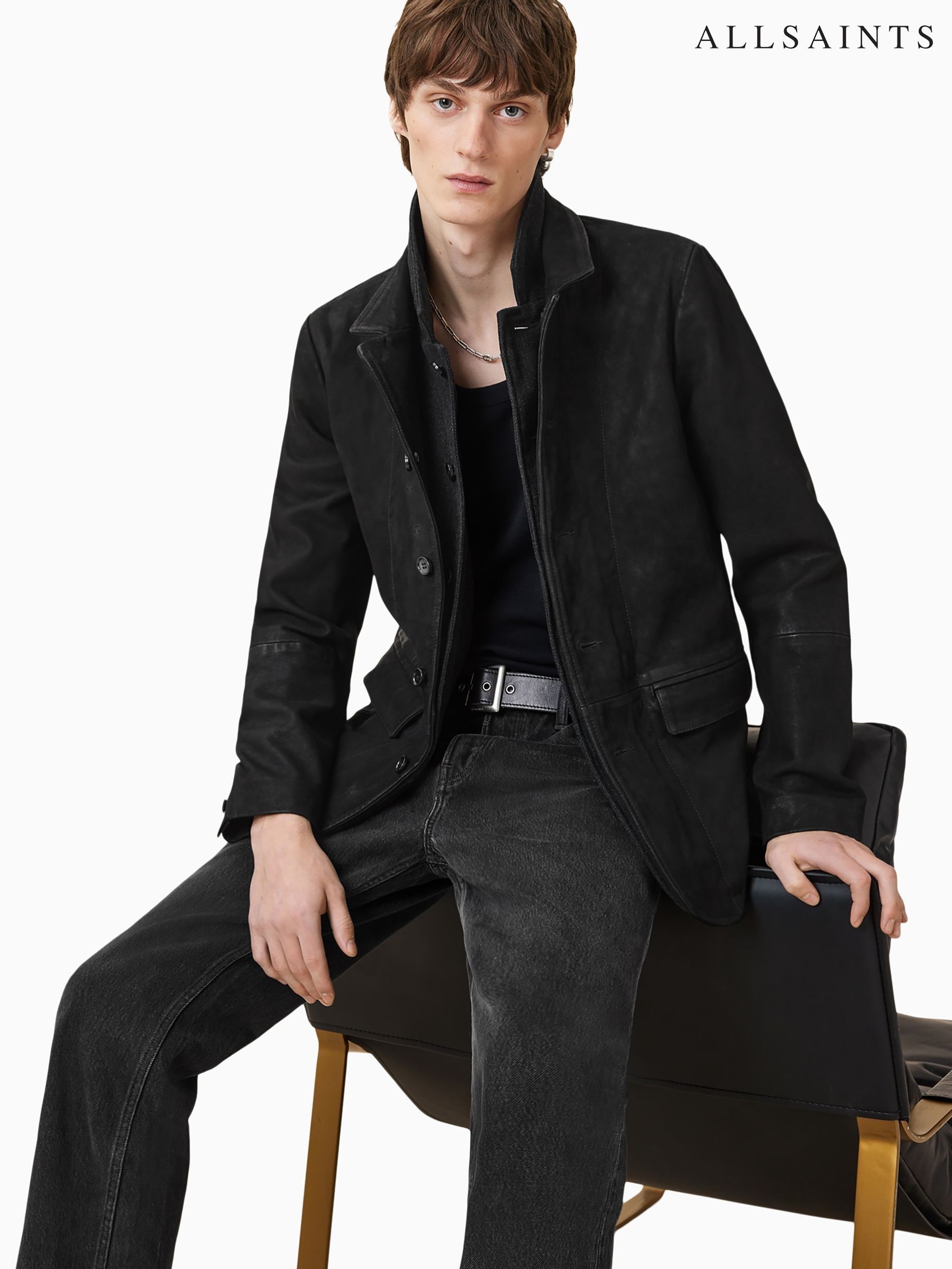 ジャケット・アウター ALLSAINTS ALLSAINTS Junction Leather Jacket | Bloomingdale's