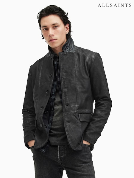 AllSaints Survey Leather Blazer (E97538) | €582