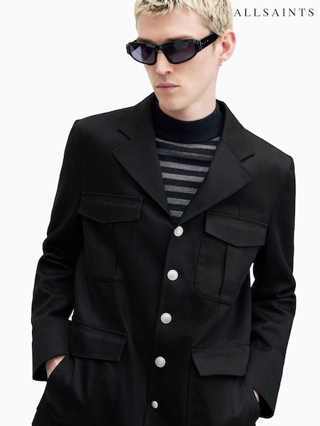 AllSaints Black Eldon Jacket (E97573) | R$ 2,950