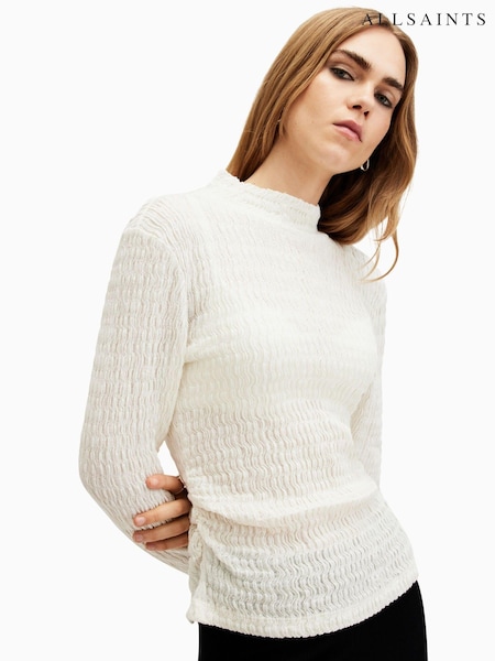 AllSaints Connie Francesco Long Sleeve T-Shirt (E97607) | 83 €