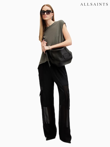 AllSaints Green Kalma Top (E97621) | $114