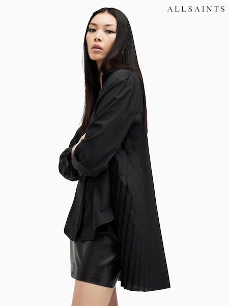 AllSaints Black Percy Shirt (E97624) | R$ 1.375