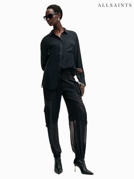 AllSaints Black Jody Trousers (E97645) | €184