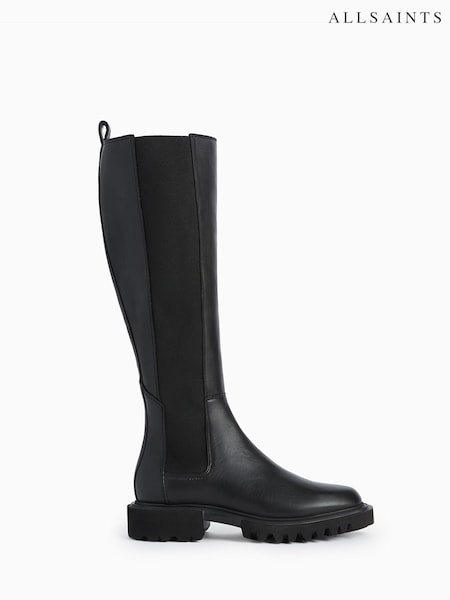 AllSaints Black Maeve Boots (E97675) | AED1,625