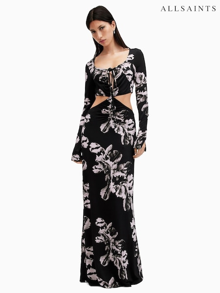 AllSaints Black Cynthia Dress (E97685) | 393 QAR