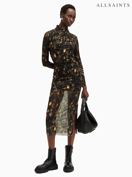 AllSaints Tia Mesh Dress (E97712) | 621 LEI