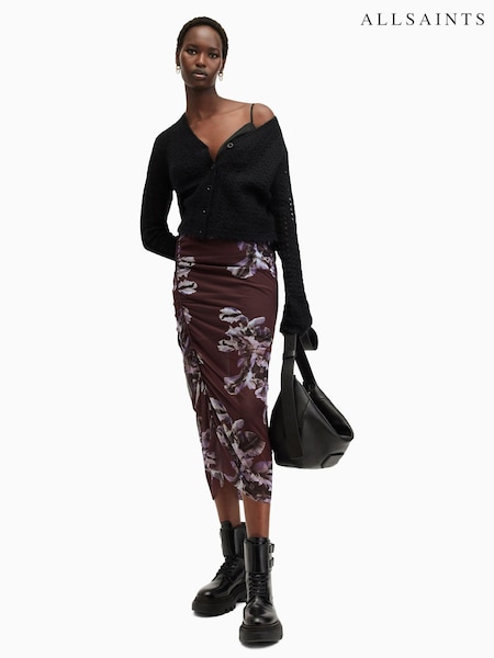 AllSaints Red Nora Skirt (E97730) | €118