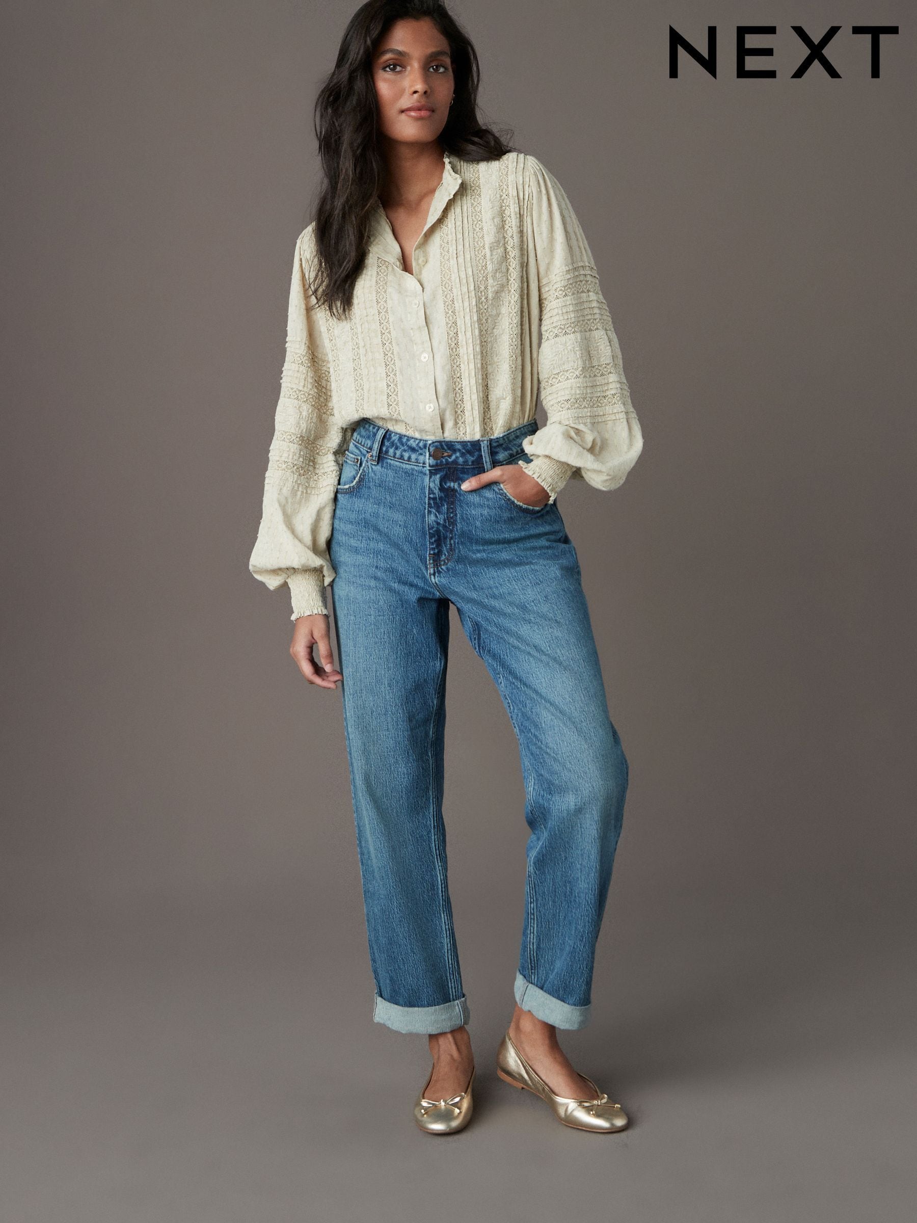 Boyfriend Jeans | Ladies Ripped \u0026 Cropped Boyfriend Jeans | Next