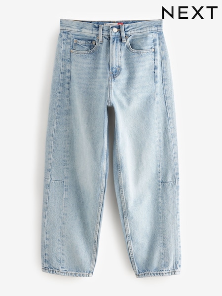 Valkaisuaine - 100% Cotton Arched Barrel Jeans (E97797) | €53