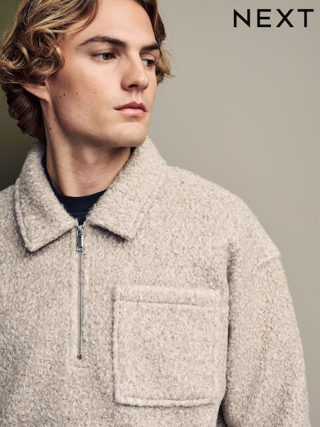 Neutral - Borg Fleece Sweatshirt (E97805) | 270 LEI