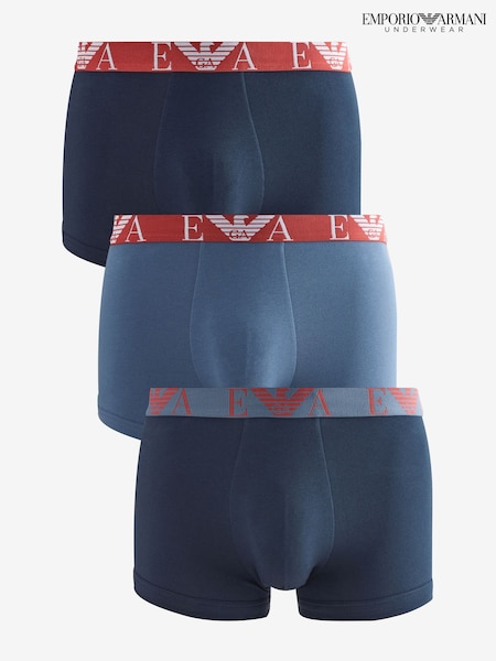 Emporio Armani Underwear Logo Band Boxers 3 Pack (E97850) | ₪236