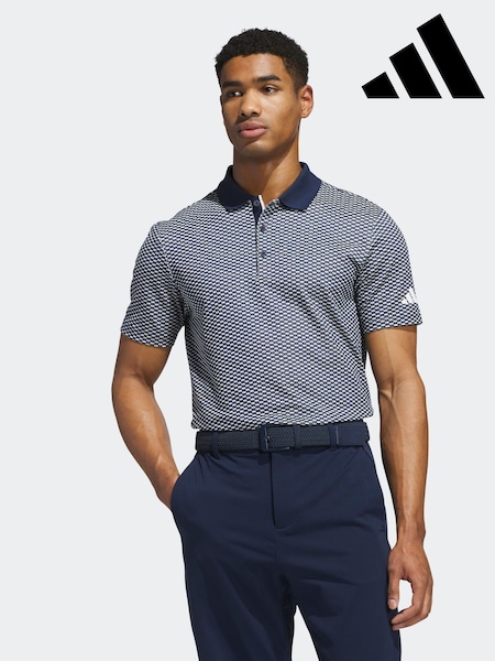 Laivasto - Adidas Golf Beyond Textured Polo Shirt (E97903) | €95