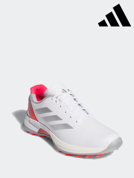 adidas Golf White/Silver Adizero ZG Spikeless Trainers (E97999) | €199