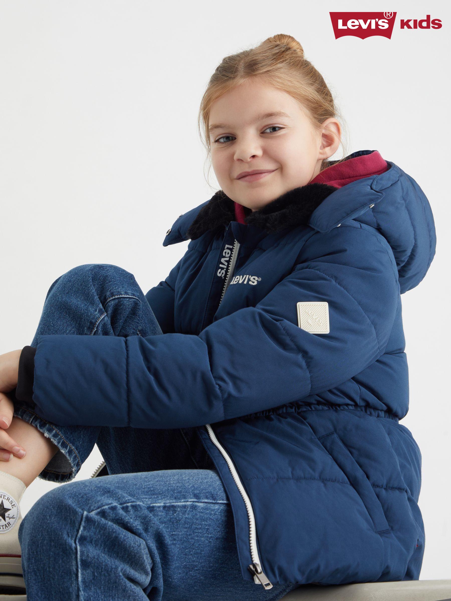 Levi's hooded puffer jacket outlet