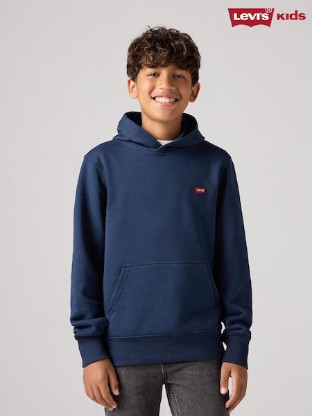 Levi's® Blue Chest Batwing Logo Hoodie (E98194) | AED142 - AED163