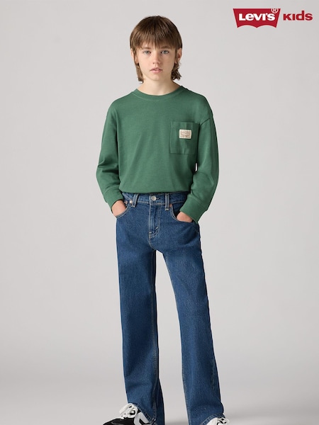 Levi's® Blue 551Z Authentic Straight Jeans (E98296) | AED102 - AED116