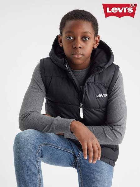 Levi's® Black Logo Padded Gilet (E98298) | AED157 - AED174