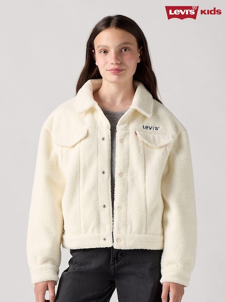 Levi's® Boxy Fit Sherpa Borg Trucker Jacket (E98324) | ‏189 د.إ.‏ - ‏ 204‏ د.إ.
