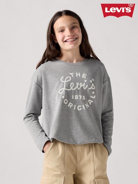 Levi's® Western Cowgirl Logo Long Sleeve T-Shirt (E98336) | 89 LEI - 96 LEI