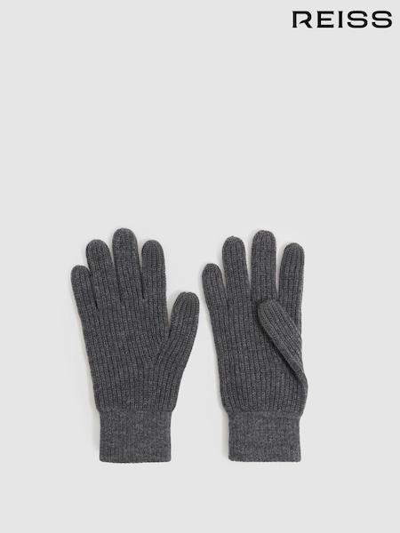 Reiss Lawson Ribbed-Merino Touchscreen Gloves (E98365) | 70 €