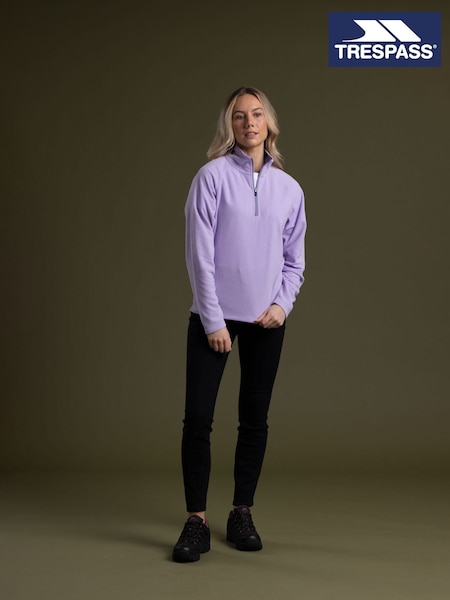 Trespass Purple Skylar Knitted Micro Fleece (E98422) | €19