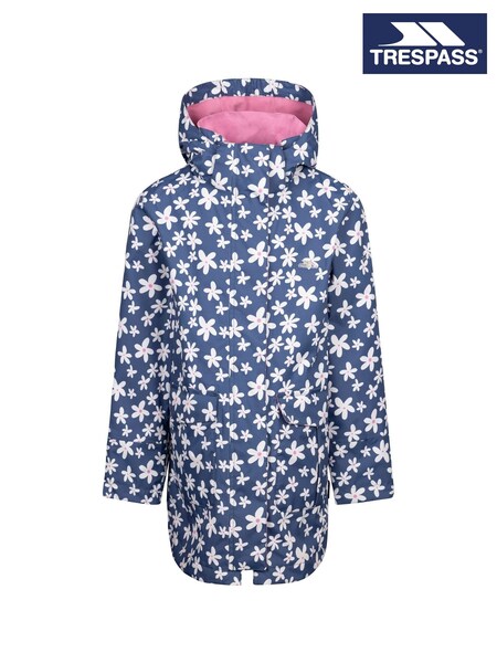 Trespass Female Blue Primdrop Rain Jacket TP50 (E98435) | kr500
